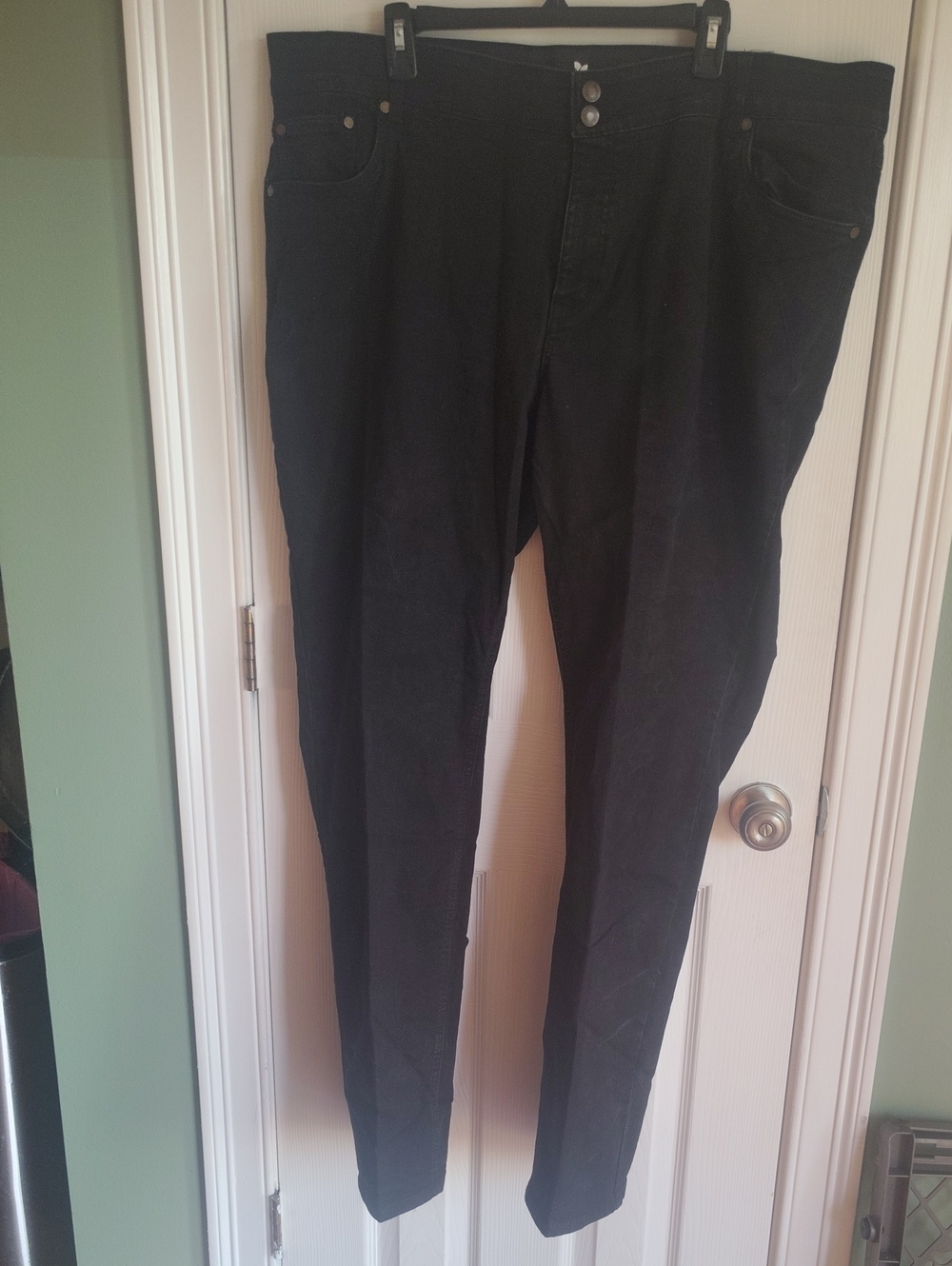 Woman Within Black Straight-Leg Pants